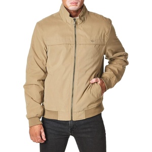 image:imageDOCKERS Mens Micro Twill Golf Bomber JacketSolid Khaki