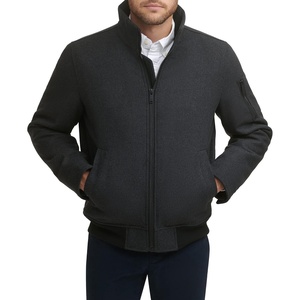 image:imageDOCKERS Mens Ron Wool Blend BomberCharcoal