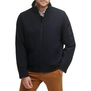 image:imageDOCKERS Mens Ron Wool Blend BomberNavy