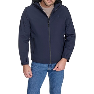 image:imageDOCKERS Mens Soft Shell Sherpa Lined Storm Coat Standard and Big amp TallMidnight