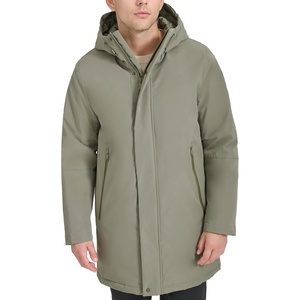 image:imageDOCKERS Mens Softshell Midlength Hooded City CoatOlive