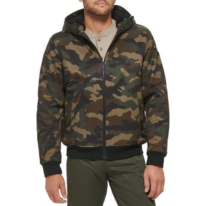 image:imageDOCKERS Mens Softshell Sherpa Lined Bomber Jacket Standard and Big amp TallCamouflage