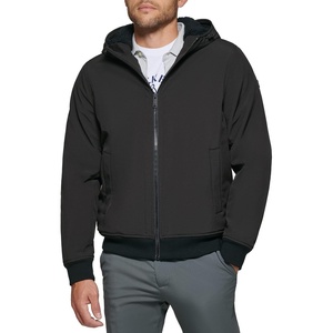 image:imageDOCKERS Mens Softshell Sherpa Lined Bomber Jacket Standard and Big amp TallDeep Black
