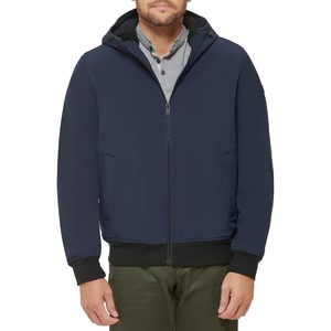 image:imageDOCKERS Mens Softshell Sherpa Lined Bomber Jacket Standard and Big amp TallNavy