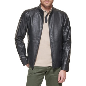 image:imageDOCKERS Mens The Dylan Faux Leather Racer JacketBlack