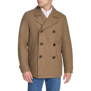 image:imageDOCKERS Mens Wool Blend PeacoatChocolate