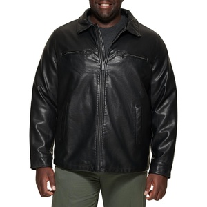 image:imageDockers Mens James Faux Leather JacketBlack W Chest Zip
