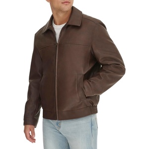 image:imageDockers Mens James Faux Leather JacketBrown