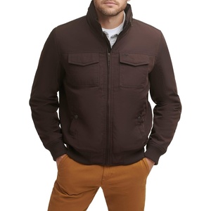 image:imageDockers Mens QuiltedLined Flight Bomber JacketDark Brown