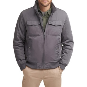 image:imageDockers Mens QuiltedLined Flight Bomber JacketGrey