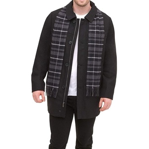 image:imageDockers Mens Weston Wool Blend Coat with ScarfBlack