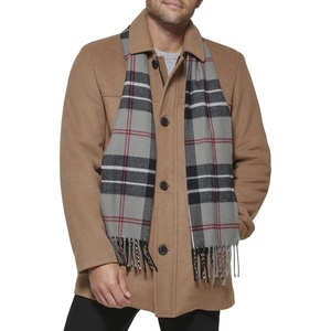 image:imageDockers Mens Weston Wool Blend Coat with ScarfCamelLight Grey Scarf