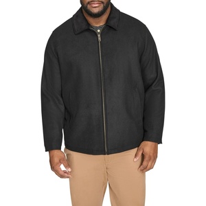 image:imageDockers Mens Wool Blend Zip Up Jacket with Quilted Black Without BibBlack Without Bib