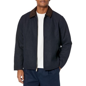 image:imageDockers Mens Wool Blend ZipUp Jacket with Quilted BibNavy Without Bib