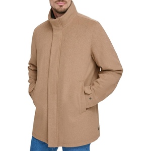 image:imageDockers Mens Wool Melton FullLength Duffle CoatCamel