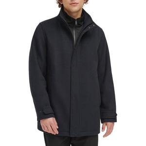 image:imageDockers Mens Wool Melton FullLength Duffle CoatNavy