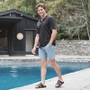 image:imageDOCKERS Mens Barlin Casual SlipOn Slide SandalsDark BrownBlack