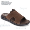 image:imageDOCKERS Mens Barlin Casual SlipOn Slide SandalsDark Tan
