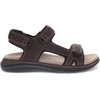 image:imageDOCKERS Mens Bradburn Outdoor Sport Sandals with Adjustable StrapsDark BrownBlack
