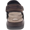 image:imageDOCKERS Mens Bradburn Outdoor Sport Sandals with Adjustable StrapsDark BrownBlack