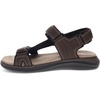 image:imageDOCKERS Mens Bradburn Outdoor Sport Sandals with Adjustable StrapsDark BrownBlack