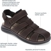 image:imageDOCKERS Mens Byrd Outdoor Sport Fisherman SandalsDark BrownBlack