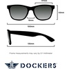 image:imageDOCKERS Mens Colton Sunglasses GEO Olive 47mmBlack