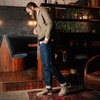 image:imageDOCKERS Mens Easedale Dress Casual Lace Up OxfordDark Taupe