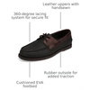 image:imageDOCKERS Mens Vargas Classic Leather Boat ShoeBlack Brown