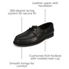 image:imageDOCKERS Mens Vargas Classic Leather Boat ShoeBlackBlack