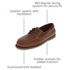 image:imageDOCKERS Mens Vargas Classic Leather Boat ShoeDark Tan Leather