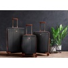 image:imageDockers Hooper Hardside Expandable 8Wheel Spinner Travel Carry On Luggage 20Inch TimberwolfBlack