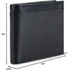 image:imageDockers Mens Bifold Leather Wallet  Thin Slimfold RFID Blocking Security Smart Extra CapacityBlack Emboss Logo