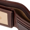 image:imageDockers Mens Bifold Leather Wallet  Thin Slimfold RFID Blocking Security Smart Extra CapacityBrown