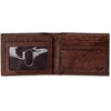 image:imageDockers Mens Bifold Leather Wallet  Thin Slimfold RFID Blocking Security Smart Extra CapacityBrown Crunch