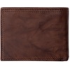 image:imageDockers Mens Bifold Leather Wallet  Thin Slimfold RFID Blocking Security Smart Extra CapacityBrown Crunch