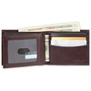 image:imageDockers Mens Bifold Leather Wallet  Thin Slimfold RFID Blocking Security Smart Extra CapacityBrown TwoTone Ornament