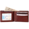 image:imageDockers Mens Bifold Leather Wallet  Thin Slimfold RFID Blocking Security Smart Extra CapacityCognac