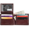 image:imageDockers Mens Bifold Leather Wallet  Thin Slimfold RFID Blocking Security Smart Extra CapacityCordovan