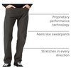 image:imageDockers Mens Comfort Knit Jean Cut Straight Fit Smart 360 Knit PantsSteelhead