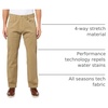 image:imageDockers Mens Dockers Mens AllDay 5Pocket Straight Fit with All Seasons TechNew British Khaki