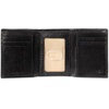 image:imageDockers Mens Extra Capacity Slim Profile Trifold Wallet with Multiple Card Slots and ID WindowBlack