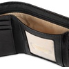 image:imageDockers Mens Extra Capacity Slim Profile Trifold Wallet with Multiple Card Slots and ID WindowBlack