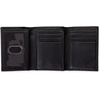 image:imageDockers Mens Extra Capacity Slim Profile Trifold Wallet with Multiple Card Slots and ID WindowBlack Xcap