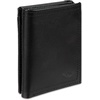image:imageDockers Mens Extra Capacity Slim Profile Trifold Wallet with Multiple Card Slots and ID WindowBlack ZFold