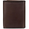 image:imageDockers Mens Extra Capacity Slim Profile Trifold Wallet with Multiple Card Slots and ID WindowBrown