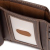 image:imageDockers Mens Extra Capacity Slim Profile Trifold Wallet with Multiple Card Slots and ID WindowBrown