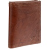 image:imageDockers Mens Extra Capacity Slim Profile Trifold Wallet with Multiple Card Slots and ID WindowBrown ZFold
