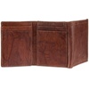 image:imageDockers Mens Extra Capacity Slim Profile Trifold Wallet with Multiple Card Slots and ID WindowBrown ZFold