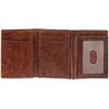 image:imageDockers Mens Extra Capacity Slim Profile Trifold Wallet with Multiple Card Slots and ID WindowBrown ZFold